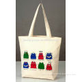 High quality cotton rope canvas tote bags,custom logo print and size, OEM orders are welcome